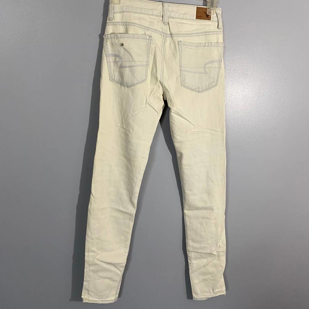 𝅺american Eagle Super Stretch Skinny Jeans Size 00 - Picture 5 of 6